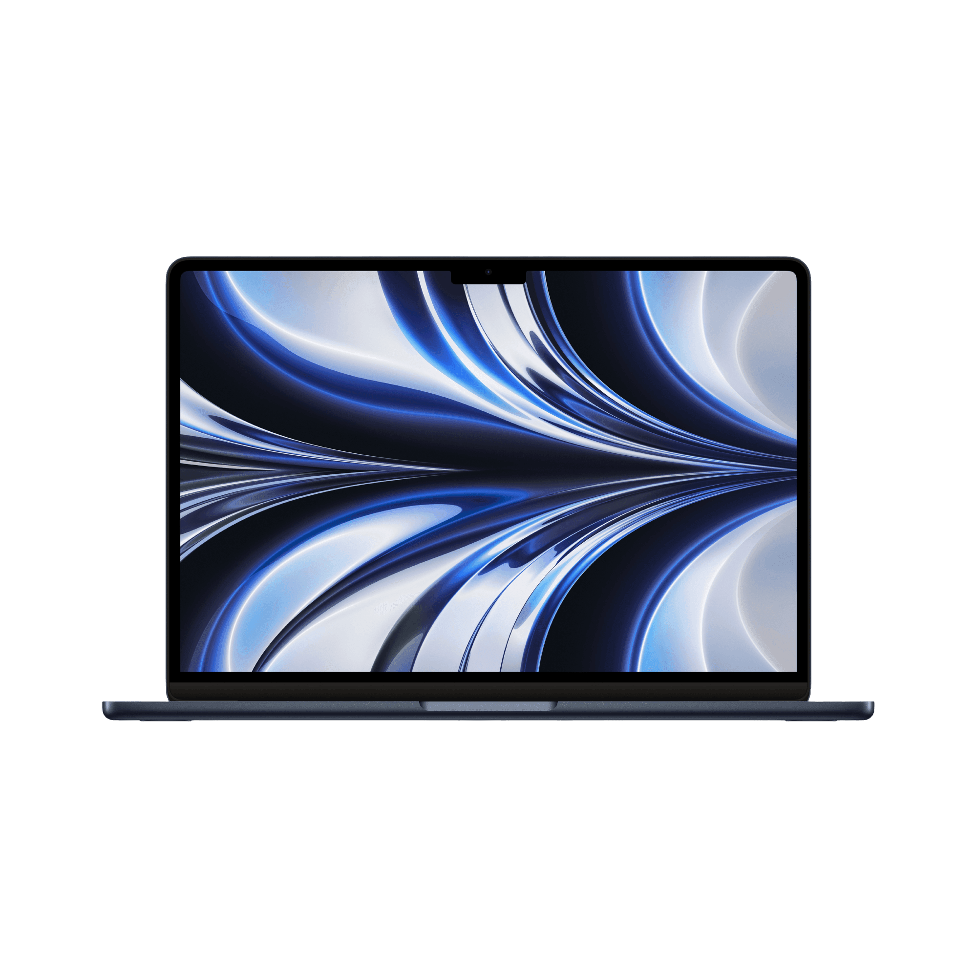Customized MacBook Air 13.6-inch (2022) – M2 Chip, 8‑Core CPU & 10‑Core GPU, 16GB RAM, 512GB SSD – Model Z1610005E (Midnight, English Keyboard) - alAsil